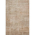 9' X 12' Coral And Beige Abstract Washable Area Rug With UV Protection