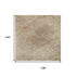 9' X 12' Coral And Beige Abstract Washable Area Rug With UV Protection