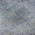8' Gray And Blue Abstract Washable Round Rug With UV Protection