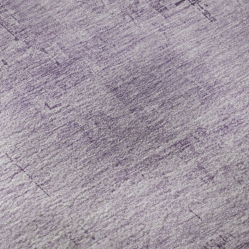 9' X 12' Lavender And Purple Abstract Washable Area Rug With UV Protection