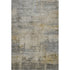 8' X 10' Pewter And Wheat Abstract Washable Area Rug With UV Protection