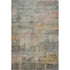9' X 12' Sage Gold And Beige Abstract Washable Area Rug With UV Protection