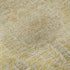 8' X 10' Wheat Gold And Gray Floral Medallion Washable Area Rug With UV Protection