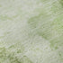 8' Artichoke Green And Ivory Abstract Washable Round Rug With UV Protection