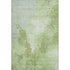 8' X 10' Artichoke Green And Ivory Abstract Washable Area Rug With UV Protection