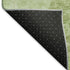 8' X 10' Artichoke Green And Ivory Abstract Washable Area Rug With UV Protection