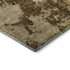 5' X 8' Brown Beige And Gray Abstract Washable Area Rug With UV Protection