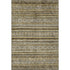 5' X 8' Brown Beige And Gray Striped Washable Area Rug With UV Protection