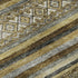 9' X 12' Brown Beige And Gray Striped Washable Area Rug With UV Protection