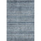 5' X 8' Blue And Gray Striped Washable Area Rug With UV Protection