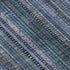 8' Blue Gray And Charcoal Striped Washable Round Rug With UV Protection