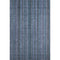 8' X 10' Blue Gray And Charcoal Striped Washable Area Rug With UV Protection