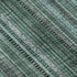 8' Teal Charcoal And Gray Striped Washable Round Rug With UV Protection