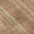 9' X 12' Rust Beige And Copper Striped Washable Area Rug With UV Protection