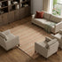 9' X 12' Rust Beige And Copper Striped Washable Area Rug With UV Protection