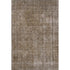 8' X 10' Brown And Taupe Abstract Washable Area Rug With UV Protection