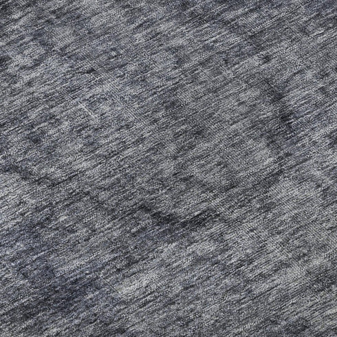 5' X 8' Blue And Gray Abstract Washable Area Rug With UV Protection