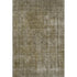 8' X 10' Pewter And Silver Abstract Washable Area Rug With UV Protection