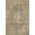 5' X 8' Brown Beige And Taupe Medallion Washable Area Rug With UV Protection