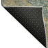 5' X 8' Blue Beige And Taupe Medallion Washable Area Rug With UV Protection