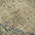 5' X 8' Charcoal Gray And Beige Medallion Washable Area Rug With UV Protection