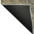 8' X 10' Charcoal Gray And Beige Medallion Washable Area Rug With UV Protection