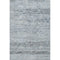 5' X 8' Blue Gray And Silver Abstract Geometric Washable Area Rug With UV Protection
