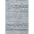8' X 10' Blue Gray And Silver Abstract Geometric Washable Area Rug With UV Protection