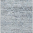 8' X 10' Blue Gray And Silver Abstract Geometric Washable Area Rug With UV Protection
