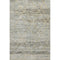 8' X 10' Pewter Beige And Gold Abstract Geometric Washable Area Rug With UV Protection