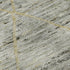8' X 10' Pewter Beige And Gold Abstract Geometric Washable Area Rug With UV Protection