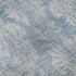 5' X 8' Blue And Ivory Damask Washable Area Rug With UV Protection