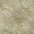 8' Tan And Beige Damask Washable Round Rug With UV Protection