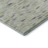 8' X 10' Green Gray And Ivory Geometric Washable Area Rug With UV Protection