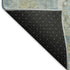 8' X 10' Blue Gold And Gray Mosaic Washable Area Rug With UV Protection