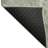 8' Pewter Gray And Wheat Mosaic Washable Round Rug With UV Protection