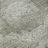 8' Pewter Gray And Wheat Mosaic Washable Round Rug With UV Protection