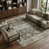 8' X 10' Brown Taupe And Beige Southwestern Washable Area Rug With UV Protection