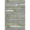 8' X 10' Olive Green Gray And Silver Striped Washable Area Rug With UV Protection