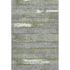 8' X 10' Olive Green Gray And Silver Striped Washable Area Rug With UV Protection