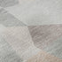 5' X 8' Blush Ivory And Gray Geometric Washable Area Rug With UV Protection