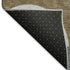 5' X 8' Coffee Mauve And Ivory Geometric Washable Area Rug With UV Protection