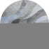 8' Sky Blue Gray And Silver Abstract Washable Round Rug With UV Protection