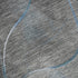 8' Sky Blue Gray And Silver Abstract Washable Round Rug With UV Protection
