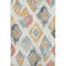 5' X 8' Ivory Gold And Blush Abstract Geometric Washable Area Rug With UV Protection