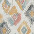 5' X 8' Ivory Gold And Blush Abstract Geometric Washable Area Rug With UV Protection