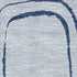 5' X 8' Blue Sky Blue And Ivory Geometric Washable Area Rug With UV Protection