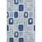 8' X 10' Blue Sky Blue And Ivory Geometric Washable Area Rug With UV Protection