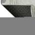 8' X 10' Gray Silver And Gold Geometric Washable Area Rug With UV Protection
