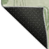 8' X 10' Mint Green And Ivory Geometric Washable Area Rug With UV Protection